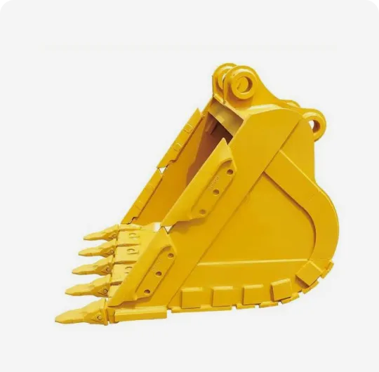 Heavy-duty excavator bucket manufactured by Surbhi Earthmover for earthmoving operations
