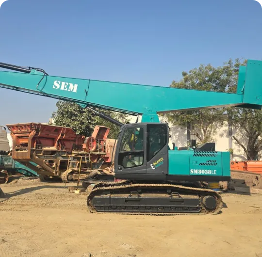 Modern fuel-efficient excavator with reduced diesel consumption by Surbhi